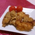 赤い電話's cooksnap of when they made 鶏胸肉でｳｽﾀｰｿｰｽとｶﾚｰ粉の唐揚げ.