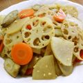 月見なっとう's cooksnap of when they made 根菜たっぷりで冷え対策！金平！.