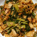 大森ヨーグルト's cooksnap of when they made 油揚げと小松菜とツナの炒め物.