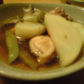 salymama's cooksnap of when they made 鶏と大根ときのこの煮物.