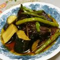 クックBEZOGK☆'s cooksnap of when they made 夏にぴったり　簡単、ピリ辛茄子の揚げ浸し.