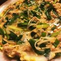 manayoshi's cooksnap of when they made えのき、にら、鶏ひき肉のかに玉風.
