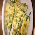 は～もにぃ's cooksnap of when they made オクラのマヨチーズ焼き.