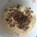 まいめろんS2's cooksnap of when they made ♫坦々麺じゃないよ♫辛くない豆乳そうめん.