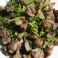 crystaI's cooksnap of when they made 豆苗と砂肝の塩炒め.