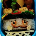 ペッぺママ's cooksnap of when they made 妖怪ウォッチ☆簡単キャラ弁★ムリカベ.