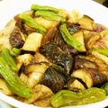 pora's cooksnap of when they made 茄子としし唐の炒め煮(o^−^o).