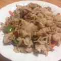 なみか☆'s cooksnap of when they made 焼肉のタレで豚バラ野菜タワー.