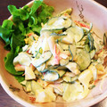 あっこ's cooksnap of when they made 簡単☆キュウリとたまごのマヨサラダ.