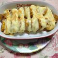 あざらしの赤ちゃん's cooksnap of when they made 豆腐とズッキーニのマヨチーズ焼き♪.