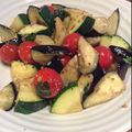 googoo1209's cooksnap of when they made 茄子とトマトのバジル＆チーズ炒め☆.