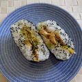 ブルるな子's cooksnap of when they made ネギと油揚げのおにぎらず.