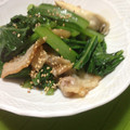 yukinoyuki's cooksnap of when they made 小松菜と豚肉のオイスターソース炒め.