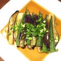KAOKAO_AMK's cooksnap of when they made 麺つゆだけ！茄子おくら焼き浸し.