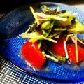 inyako's cooksnap of when they made ツナ（シーチキン）とトマトで水菜サラダ.