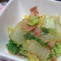  kanon 's cooksnap of when they made 白菜とベーコンのバターしょう油炒め.