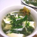 春小町's cooksnap of when they made 絹ごし豆腐のとろりんスープ.