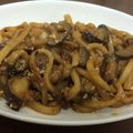 クックCVW4BW☆'s cooksnap of when they made 茄子・キャベツ・豆腐DE焼うどん.
