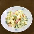 早起きまま's cooksnap of when they made ゆで卵とアスパラとカニかまのサラダ.