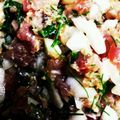 初代さん's cooksnap of when they made ごはんにパンに♪かつおタルタルなめろう風.