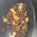 なーちゅ✳︎'s cooksnap of when they made ご飯がすすむ♪挽肉と野菜の甘辛味噌炒め.