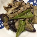 misakongu's cooksnap of when they made すぐできる♪ナスとピーマンのひき肉炒め.