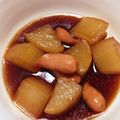 チャン☆テソン's cooksnap of when they made ありあわせ！大根とウィンナーの煮物！.