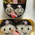 れみひめ's cooksnap of when they made ☆七夕☆織姫と彦星 おにぎり☆.