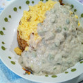 ☆★☆♪☆★☆'s cooksnap of when they made ふわとろ卵のクリームソースオムライス.