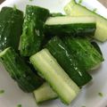 万年新人嫁's cooksnap of when they made キュウリ♡消費！簡単♡漬け物♡.