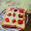 なおころピッコロ's cooksnap of when they made ハニーマスタード☆カプレーゼトースト★.
