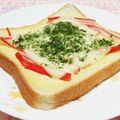 まあまま☆0403's cooksnap of when they made カニかま de 緑のマヨチートースト.