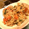 クウク's cooksnap of when they made ヘルシー水菜炒め　豆腐入り♪.