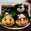 りのゆなママ's cooksnap of when they made 七夕弁＊キャラ弁＊彦星さまと織姫さま弁当.