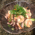 Haruyoshi5's cooksnap of when they made 絶品 焼き茄子と海老のタイ風サラダ.