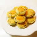 sacoママ's cooksnap of when they made モロヘイヤ入りじゃがいもお焼き.