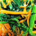 桜空星's cooksnap of when they made ほうれん草の胡麻和え.