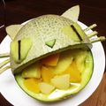 ayaakari's cooksnap of when they made 猫ちゃん☆メロン.