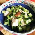 マイポ☆'s cooksnap of when they made きゅうりと豆腐の梅肉あえ.