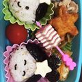 でむでみ's cooksnap of when they made 七夕弁＊キャラ弁＊彦星さまと織姫さま弁当.