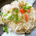 kana叶's cooksnap of when they made 塩トマトｄｅソーメンチャンプルー.