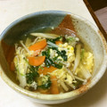 ミニぱたん's cooksnap of when they made きのこたっぷり！かきたま汁.