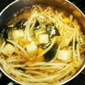 なおぴんズ's cooksnap of when they made 簡単節約！もやしとワカメ豆腐の中華スープ.