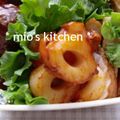 mio*.'s cooksnap of when they made ちくわのケチャップ炒め.