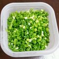 7100⭐︎'s cooksnap of when they made ねぎや万能ねぎ(わけぎ)の便利な保存方法.