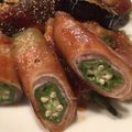 ほのぼのいっこ's cooksnap of when they made 甘辛でご飯に合う!オクラの豚肉巻き.