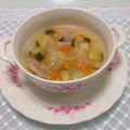 白鳥麗子さん's cooksnap of when they made ズッキーニとトマトの＊夏スープ.