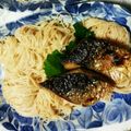 長男の嫁's cooksnap of when they made 滋賀県長浜の味　焼き鯖そうめん.