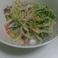のりたぬーる's cooksnap of when they made 豆苗で簡単副菜　もやしと豆苗のナムル.