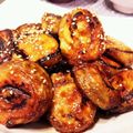 arubonnu's cooksnap of when they made 茄子のくるくる焼き.